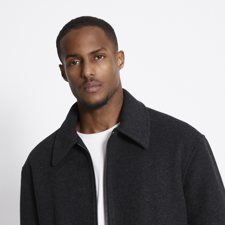 Jacket "Zixten" Black melange